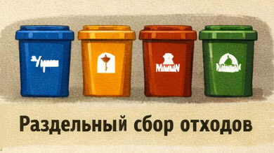 раздельный сбор отходов